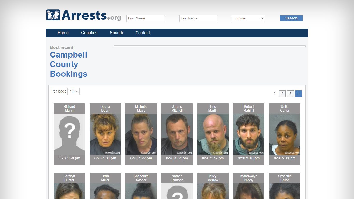 Campbell County Arrests and Inmate Search