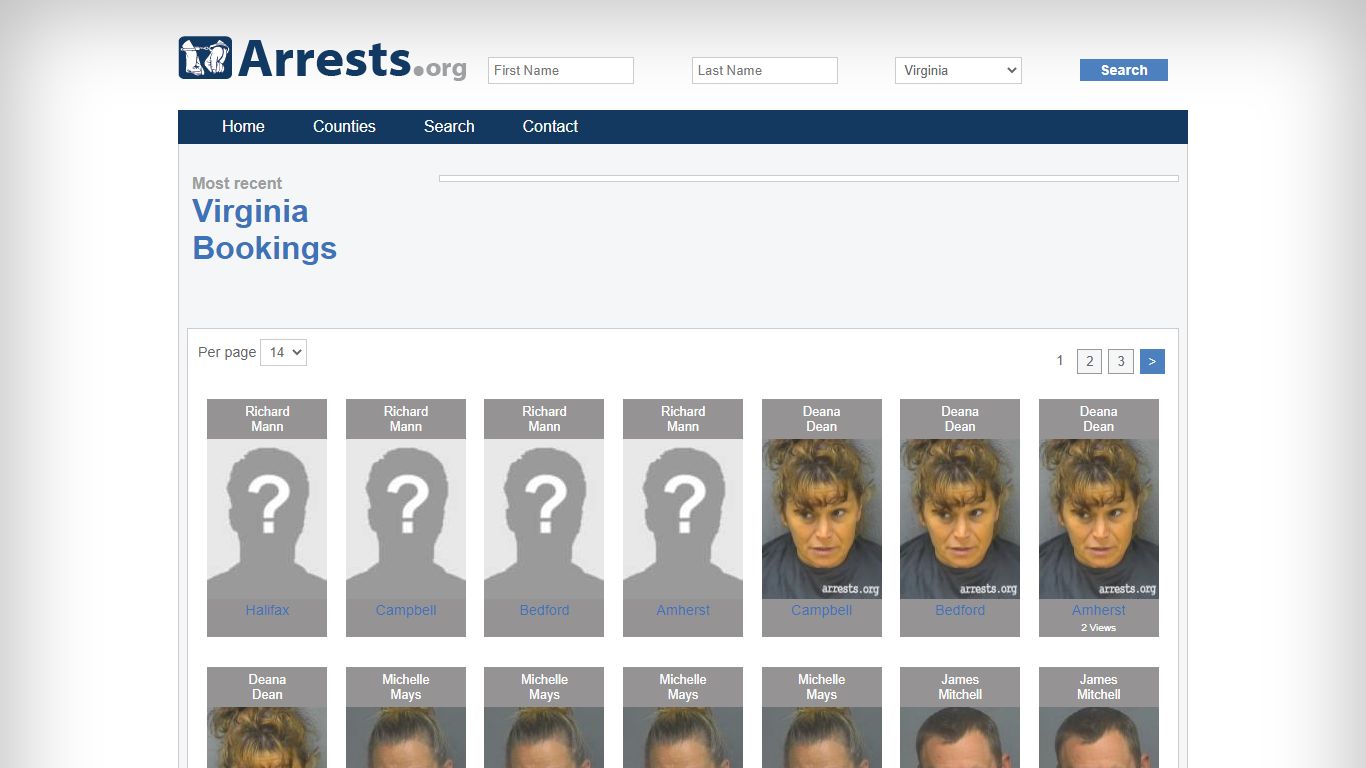 Virginia Arrests and Inmate Search